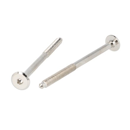 Samleskrue M6x90mm - Forniklet