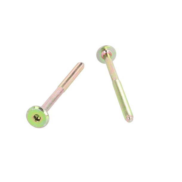 Samleskrue M6x90mm - Gulforzinket