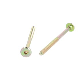 Samleskrue M6x90mm - Gulforzinket