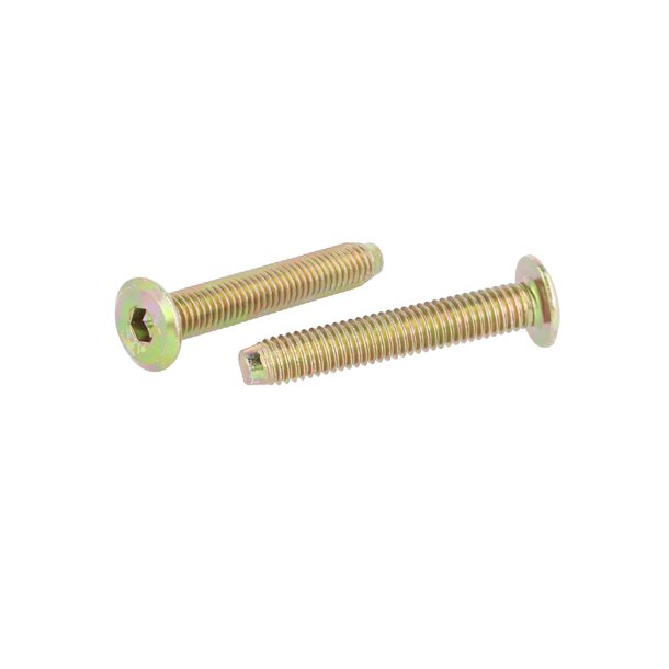 Samleskrue M8x45mm - Gulforzinket