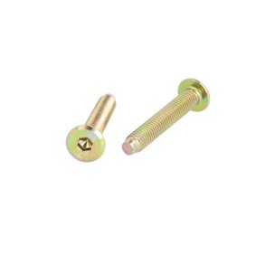 Samleskrue M8x45mm - Gulforzinket