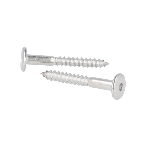 Samleskrue 6,3x50mm - Rustfri Stl (AISI  316)