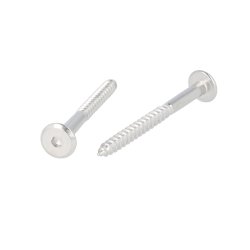 Samleskrue 6,3x70mm - Rustfri Stl (AISI  316)