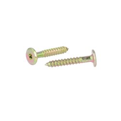 Samleskrue 6,3x40mm - Gulforzinket