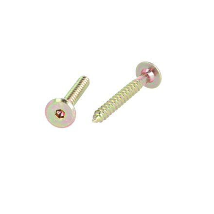 Samleskrue �6,3x50mm - Gulforzinket