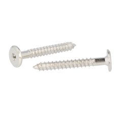 Samleskrue 6,3x50mm - Forniklet