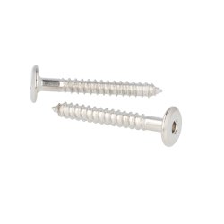 Samleskrue 6,3x50mm - Forniklet