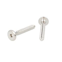 Samleskrue 6,3x50mm - Forniklet