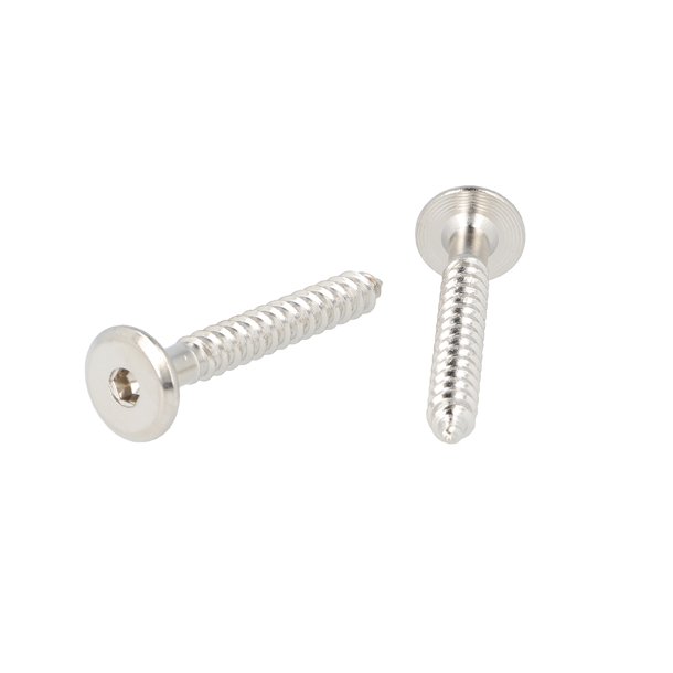 Samleskrue 6,3x50mm - Forniklet