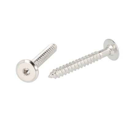 Samleskrue �6,3x50mm - Forniklet