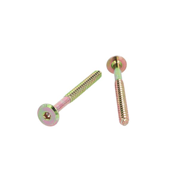 Samleskrue 6,3x60mm - Gulforzinket