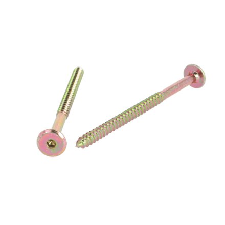 Samleskrue �6,3x100mm - Gulforzinket
