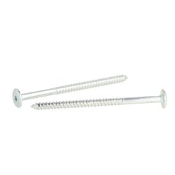 Samleskrue 6,3x100mm - Forniklet