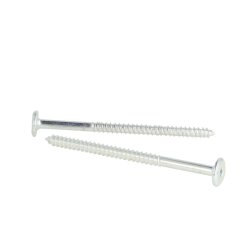 Samleskrue 6,3x100mm - Forniklet