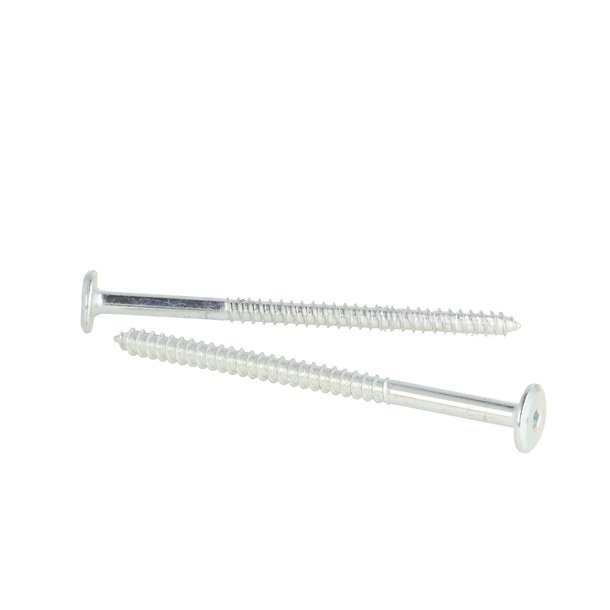 Samleskrue 6,3x100mm - Forniklet