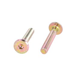 Samleskrue M8x50mm - Gulforzinket