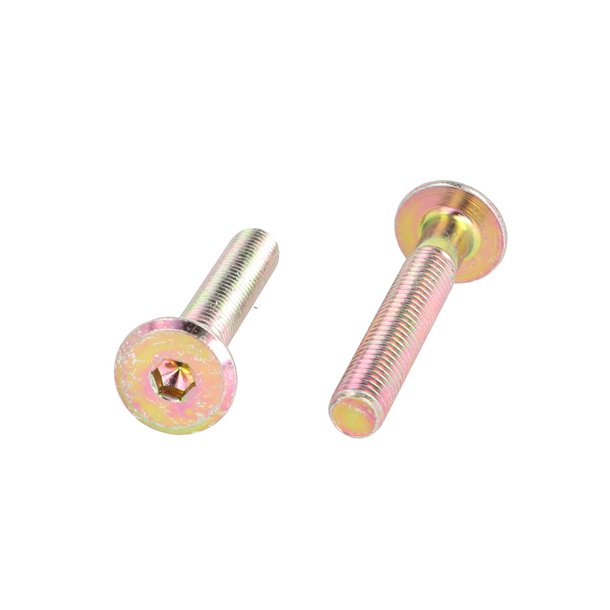 Samleskrue M8x50mm - Gulforzinket