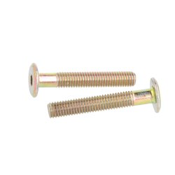 Samleskrue M8x50mm - Gulforzinket