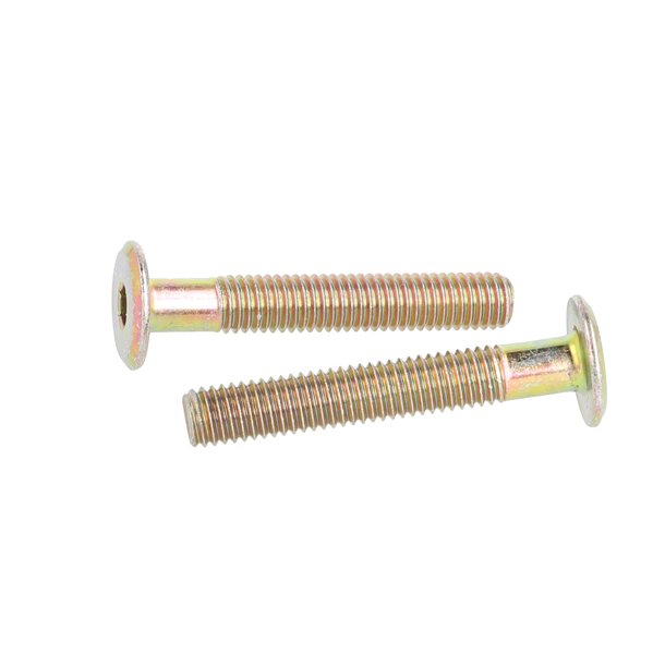 Samleskrue M8x50mm - Gulforzinket