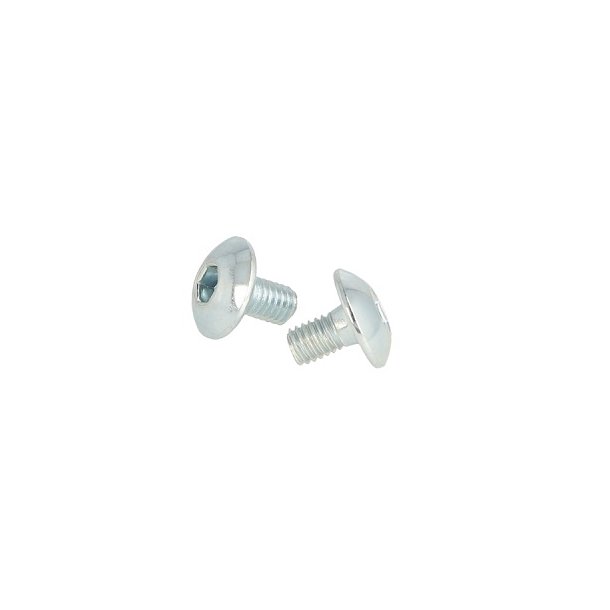 Samleskrue M6x10mm - Forniklet
