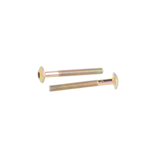 Samleskrue M6x55mm - Gulforzinket