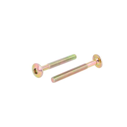 Samleskrue M6x55mm - Gulforzinket