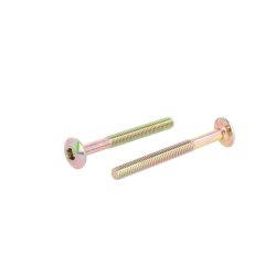 Samleskrue M6x60mm - Gulforzinket