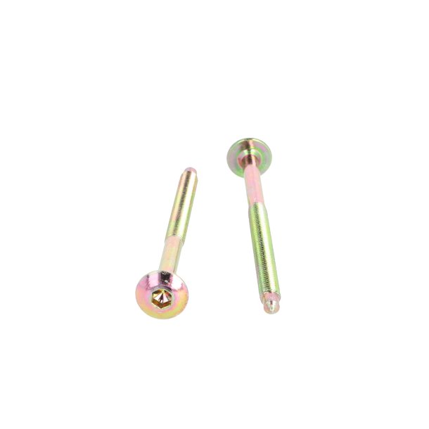 Samleskrue M6x90mm - Gulforzinket