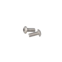 Buttonhead Bolt/Skrue M5x12mm - Rustfri A2- DIN 7380