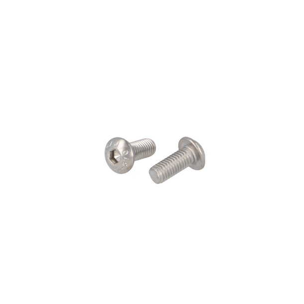 Buttonhead Bolt/Skrue M5x12mm - Rustfri A2- DIN 7380