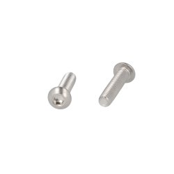 Buttonhead Bolt/Skrue M6x25mm - Rustfri A2- DIN 7380