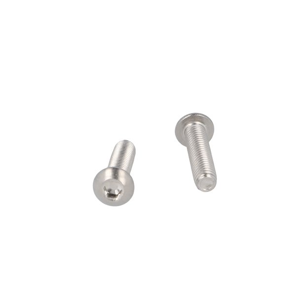 Buttonhead Bolt/Skrue M6x25mm - Rustfri A2- DIN 7380
