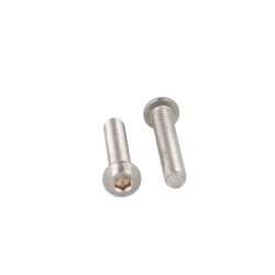 Buttonhead Bolt/Skrue M6x35mm - Rustfri A2- DIN 7380