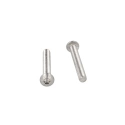 Buttonhead Bolt/Skrue M6x50mm - Rustfri A2- DIN 7380