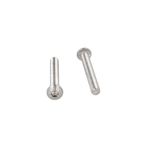 Buttonhead Bolt/Skrue M6x50mm - Rustfri A2- DIN 7380