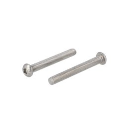 Buttonhead Bolt/Skrue M6x50mm - Rustfri A2- DIN 7380