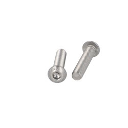 Buttonhead Bolt/Skrue M8x40mm - Rustfri A2- DIN 7380