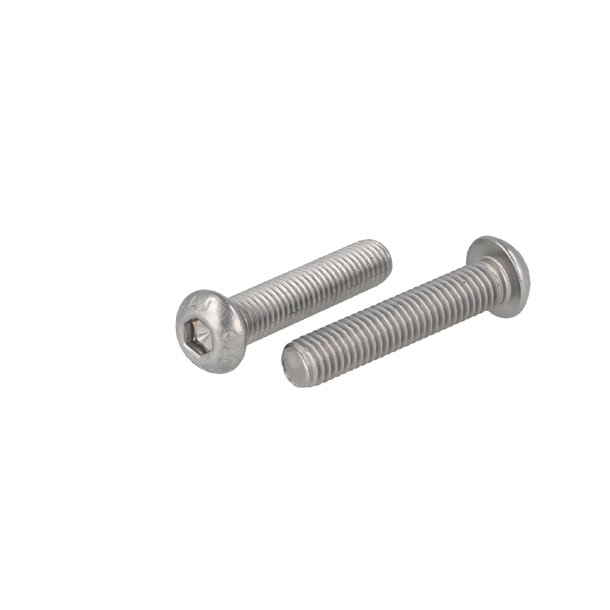 Buttonhead Bolt/Skrue M8x40mm - Rustfri A2- DIN 7380