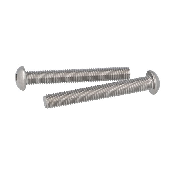 Buttonhead Bolt/Skrue M8x60mm - Rustfri A2- DIN 7380