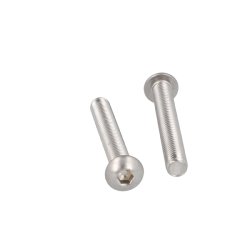 Buttonhead Bolt/Skrue M8x60mm - Rustfri A2- DIN 7380