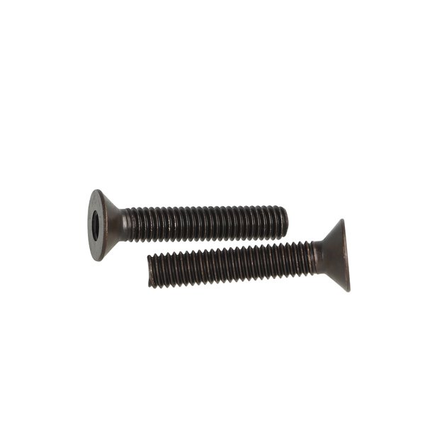 Undersnket Bolt M6x32mm - Stl - Sort Oxideret