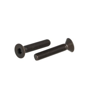 Undersnket Bolt M6x32mm - Stl - Sort Oxideret