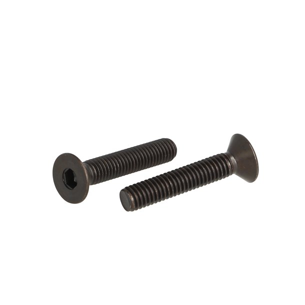 Undersnket Bolt M6x32mm - Stl - Sort Oxideret