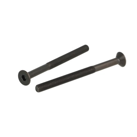 Unders�nket Bolt M6x76mm - St�l - Sort Oxideret