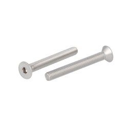 Undersnket Bolt M6x50mm - Rustfri A2 - DIN 7991