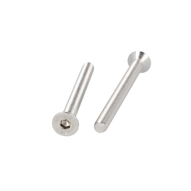 Undersnket Bolt M6x70mm - Rustfri A2 - DIN 7991