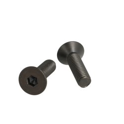 Undersnket Bolt M8x30mm - Stl - Sort Oxideret
