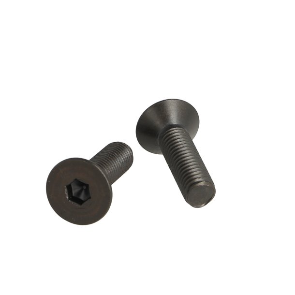 Undersnket Bolt M8x30mm - Stl - Sort Oxideret