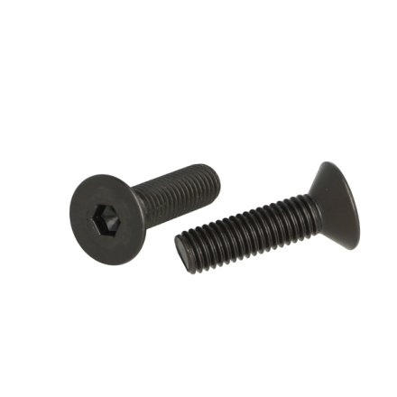 Unders�nket Bolt M8x30mm - St�l - Sort Oxideret