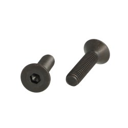 Undersnket Bolt M8x32mm - Stl - Sort Oxideret